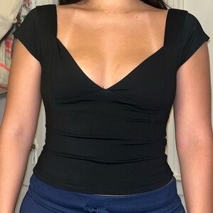 Elegant Black Women's Top